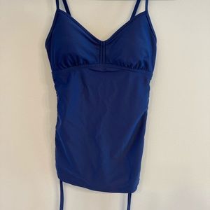 PrAna tankini xs blue swim suit bathing suit